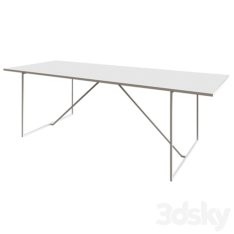 Dining table Gent 3D Model