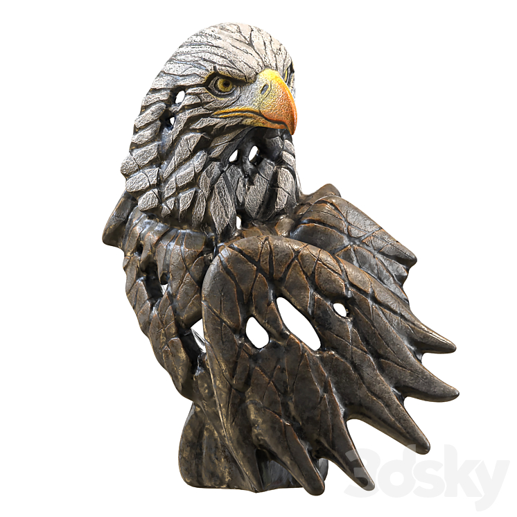 Eagle bust 3DS Max - thumbnail 1