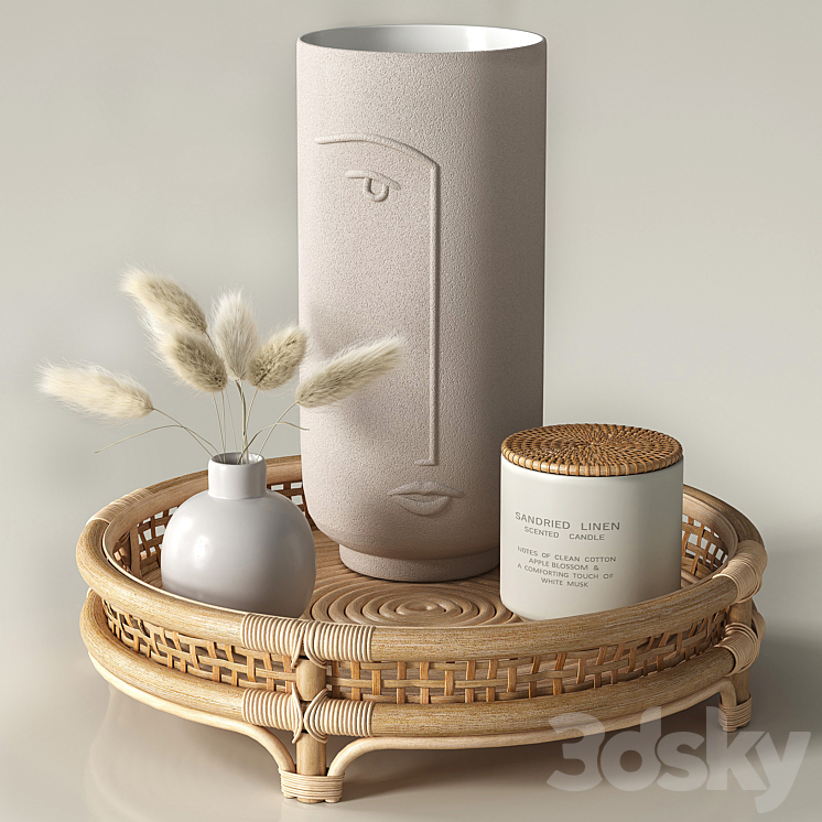 Decoraive set H&M 3D Model