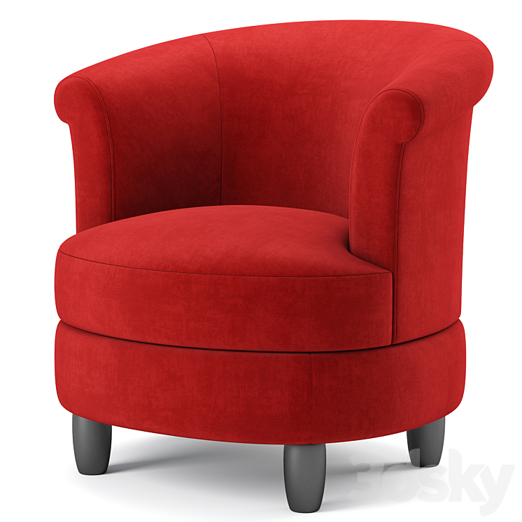 Phoebe swivel chair havertys Arm chair 3D model