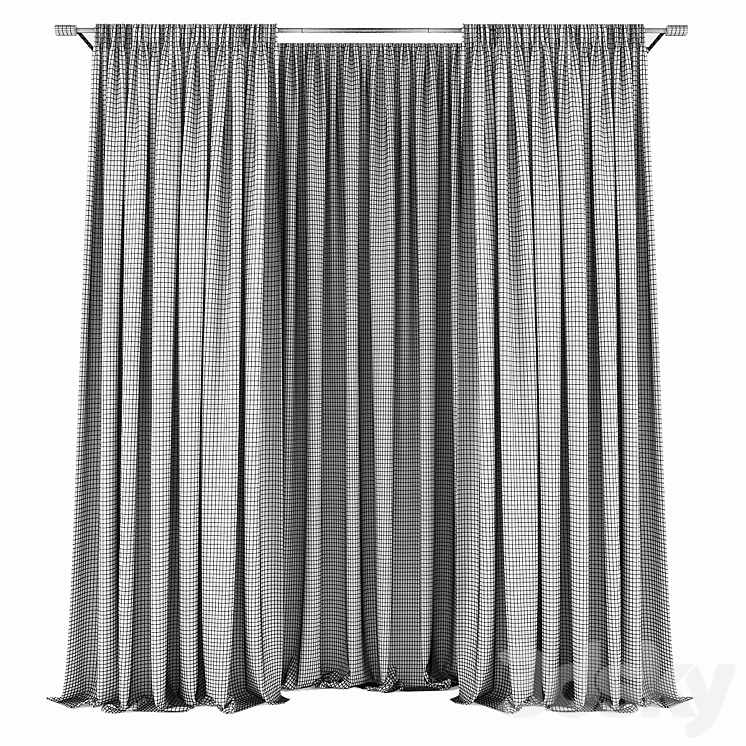 Curtains531 3D Model
