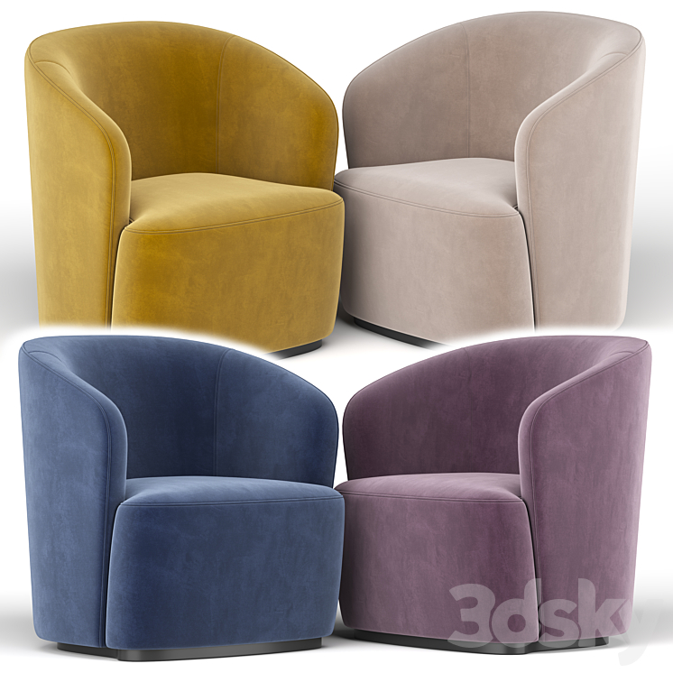 Ritz armchair 3D Model