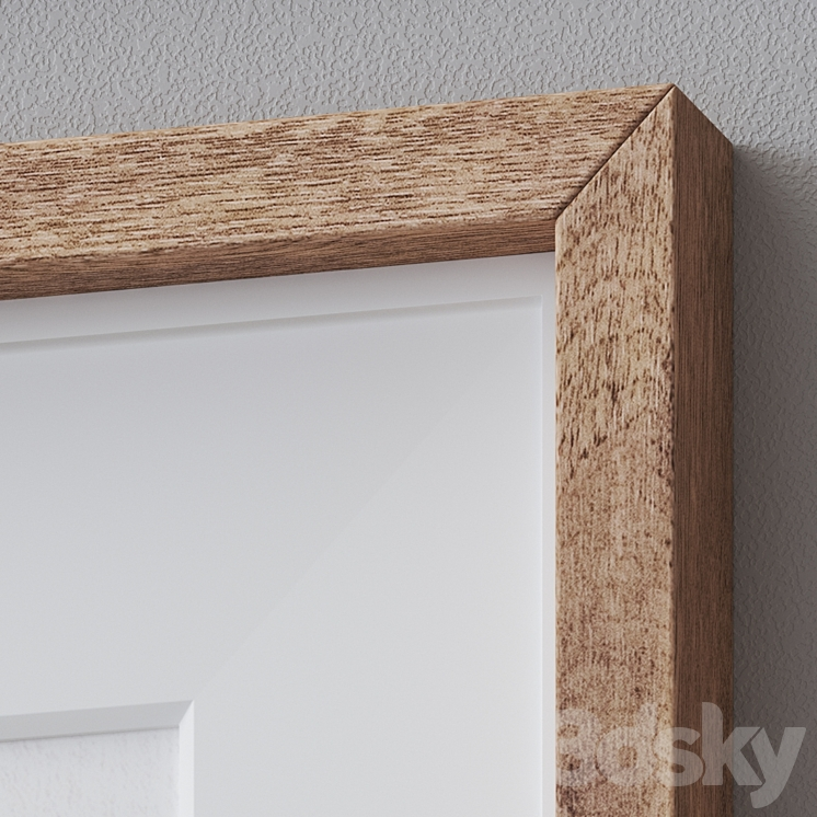Photo Frames Set 1112 3D Model