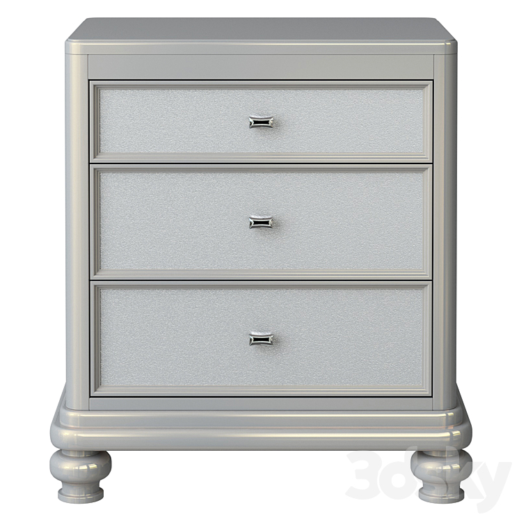 Coralayne bedside table 3DS Max - thumbnail 2