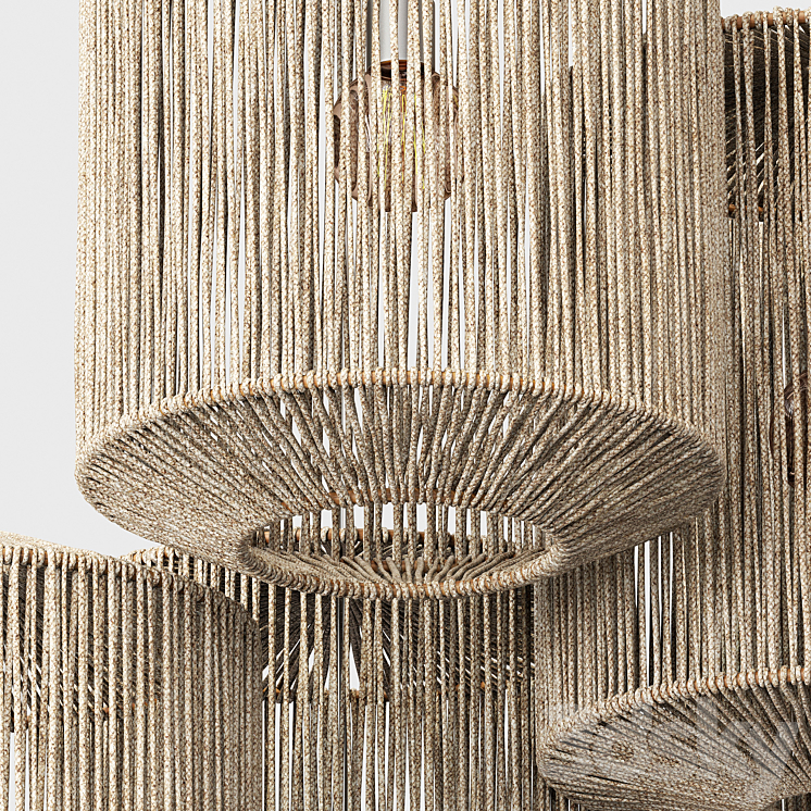 Lamp barrel big rope n1 3D Model