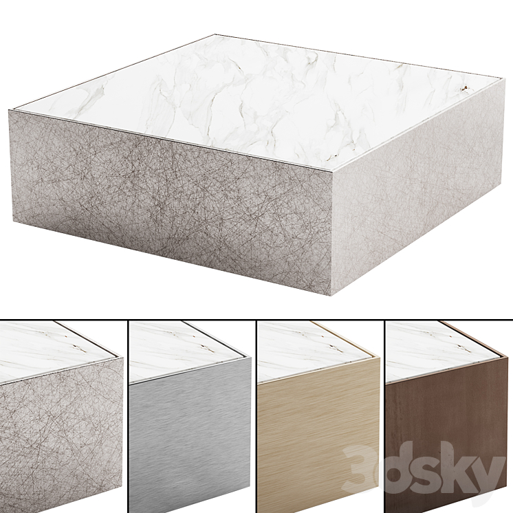 014 Coffee Table Marble Ballot by Phase 3DS Max - thumbnail 2