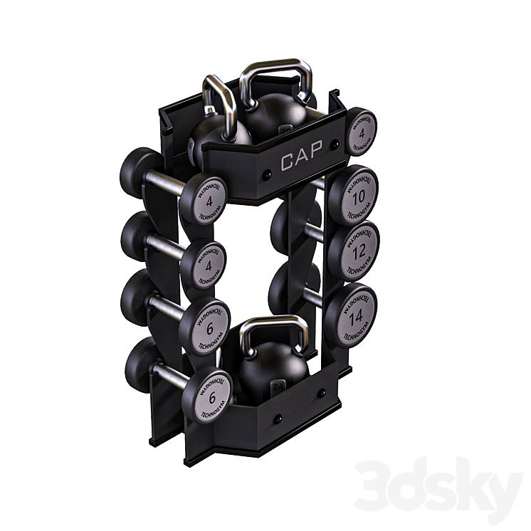 Equipment Gym2 Part1 3D Model