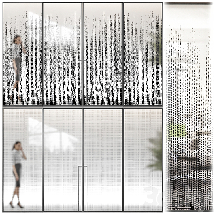 Henryglass doors 3D Model Free