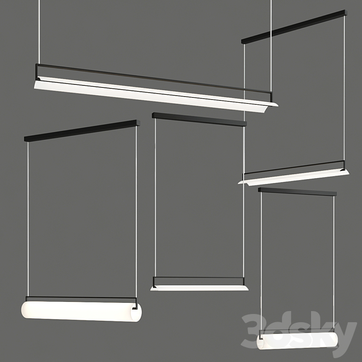 Kontur - Pendant light - 3D model