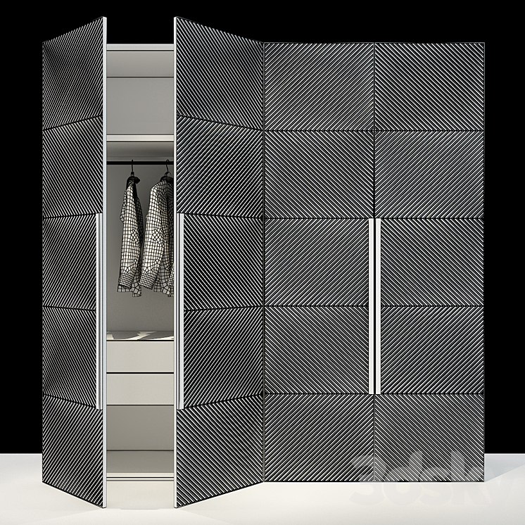 Cabinet Furniture 054 3DS Max - thumbnail 2