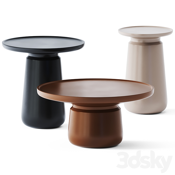 Coffee Side Tables Altana by MMairo 3DS Max - thumbnail 2