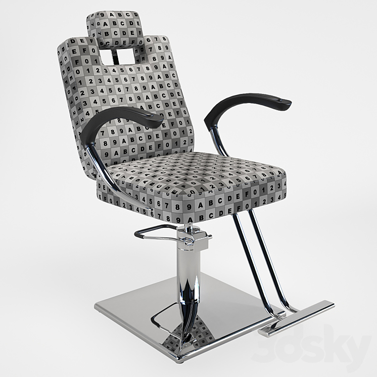 “OM Hairdressing chair “”Superman””” 3DS Max - thumbnail 2