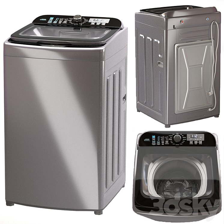 Washing machine Indurama LRI-19BLA Blanca 19KG 3DS Max - thumbnail 1