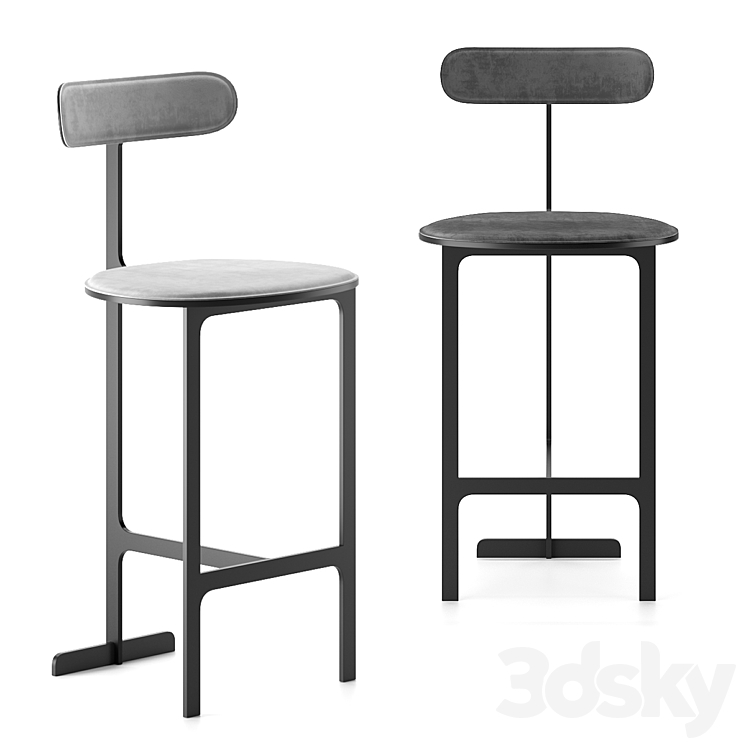 Park Place | Bar Stool by Man of Parts 3DS Max Model - thumbnail 1