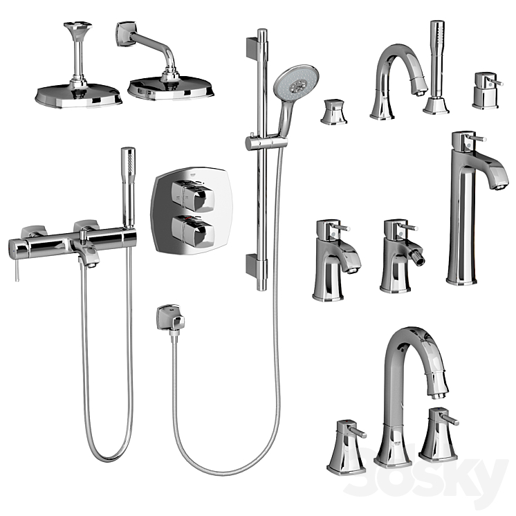 Grohe Grandera set 2 3D Model