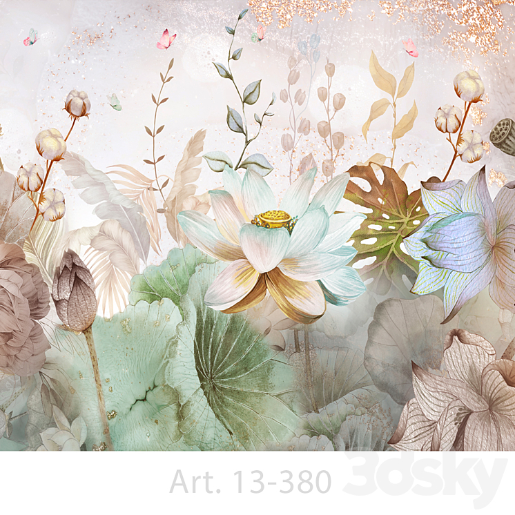 Photowall-paper MasterFresok Art. 13-380 OM - Wall covering - 3D model