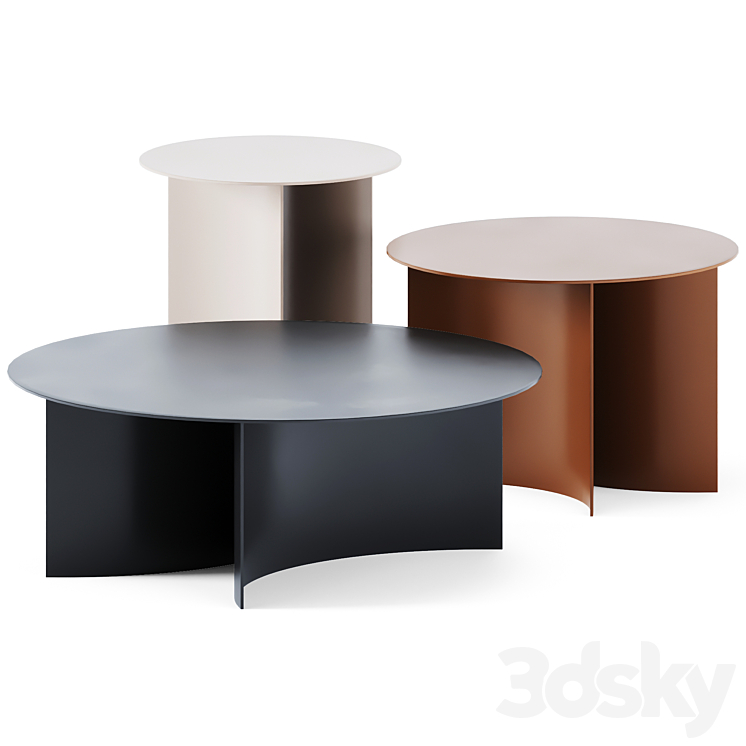 Coffee Tables Pierre by Flou 3DS Max - thumbnail 2