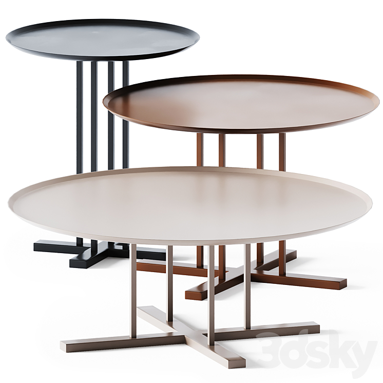 Coffee Tables Sini by B&T Design 3DS Max - thumbnail 1