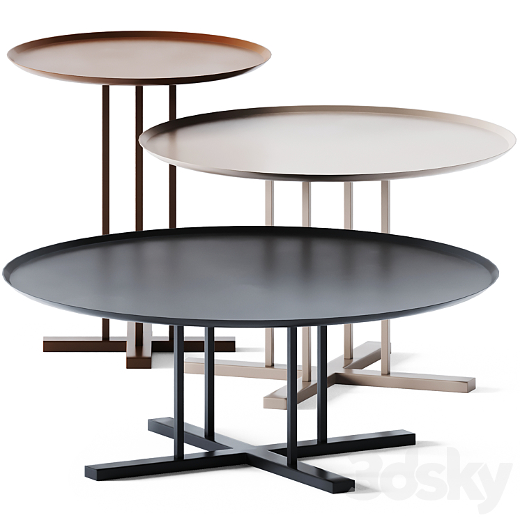 Coffee Tables Sini by B&T Design 3DS Max - thumbnail 2