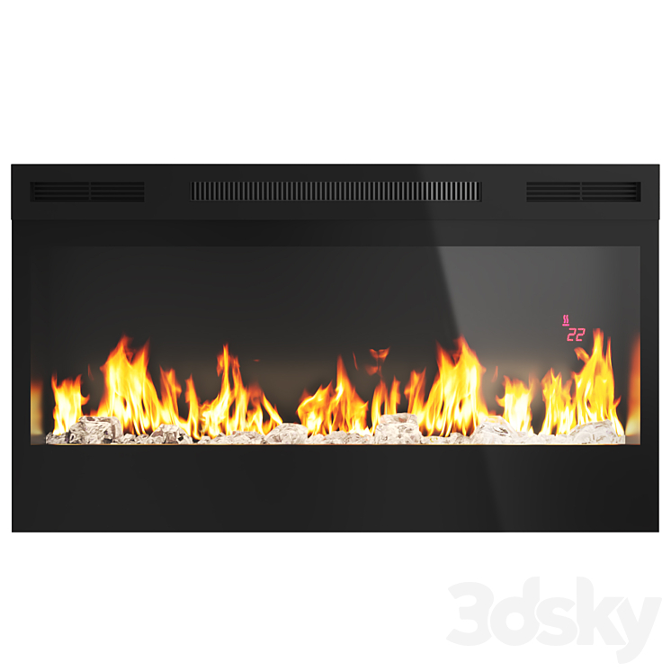 Electric Fireplace Dimplex Dimplex Prism BLF3451 3D Model