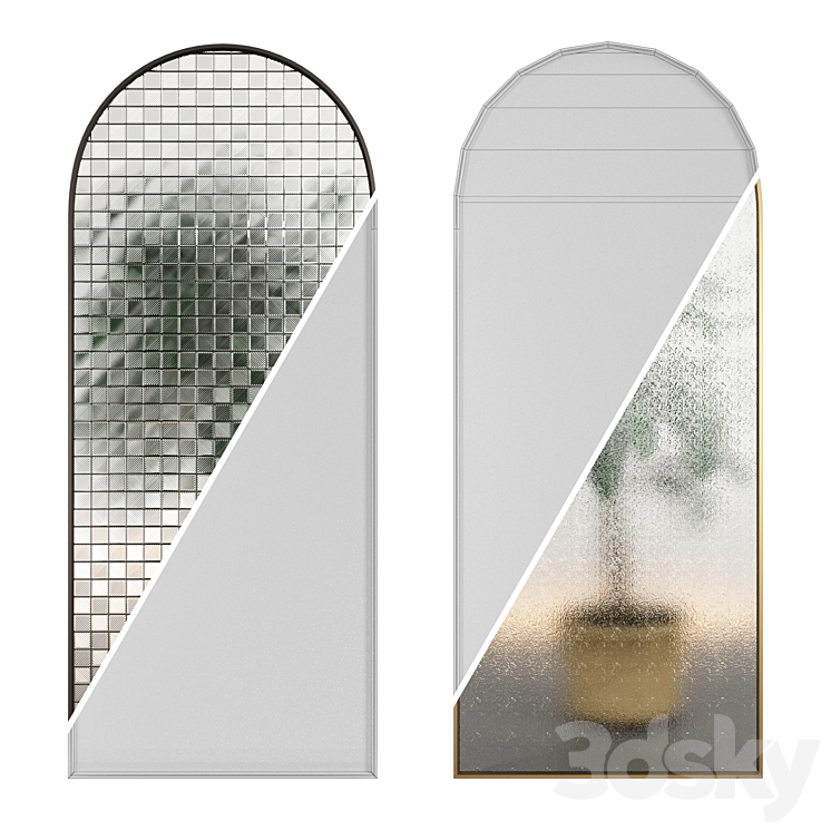 Glass Partition 16 3D Model Free