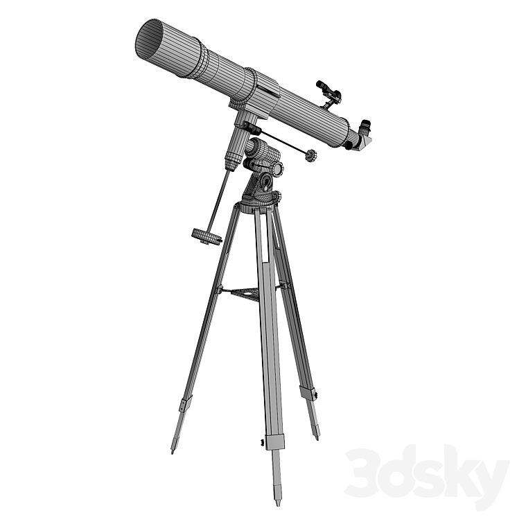 Telescope National GeographigB 3D Model Free