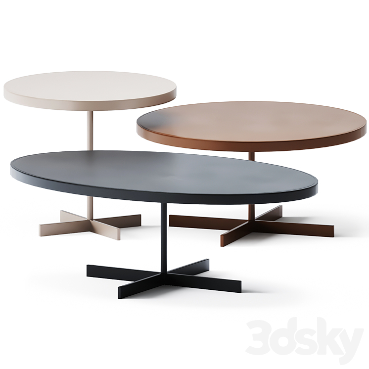Metal Coffee Tables Cerasarda by Talk 3DS Max - thumbnail 1