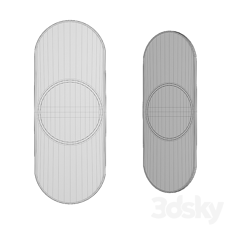 Mirror Capsule 001L from Apika 3D Model