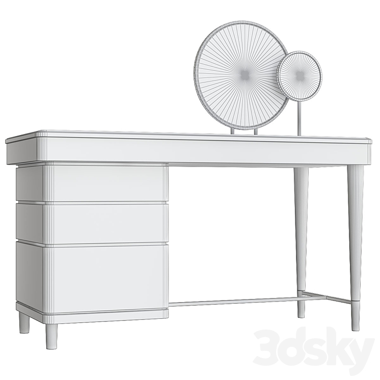 Three frame side tables 3D Model Free