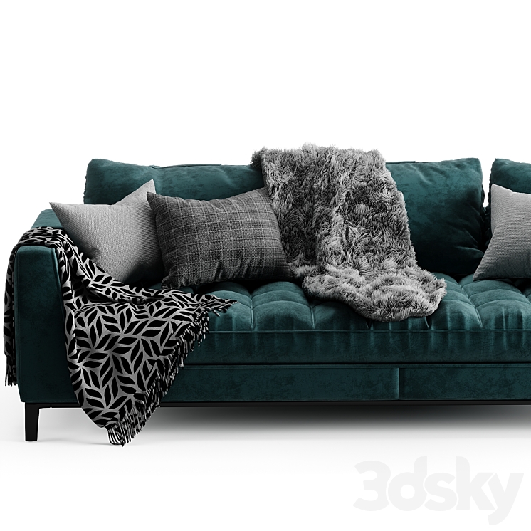 Luzrezia sofa 3DS Max - thumbnail 2