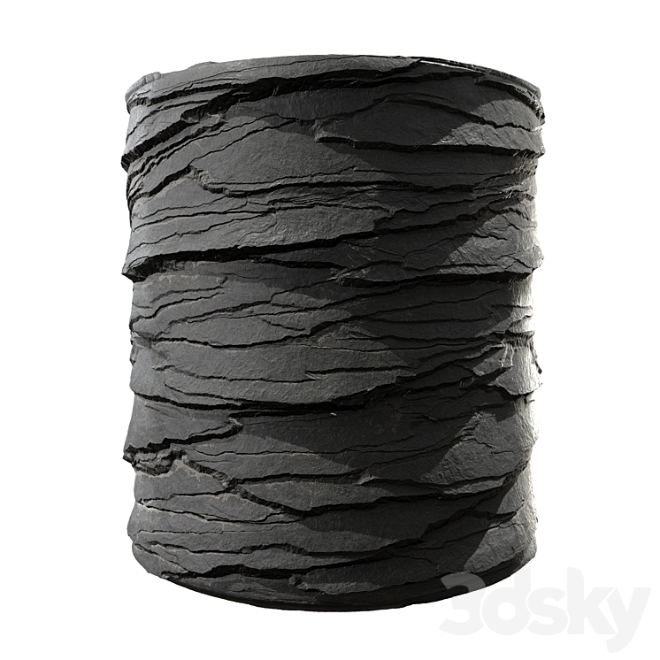 Rock cliff wall №20 3D Model Free