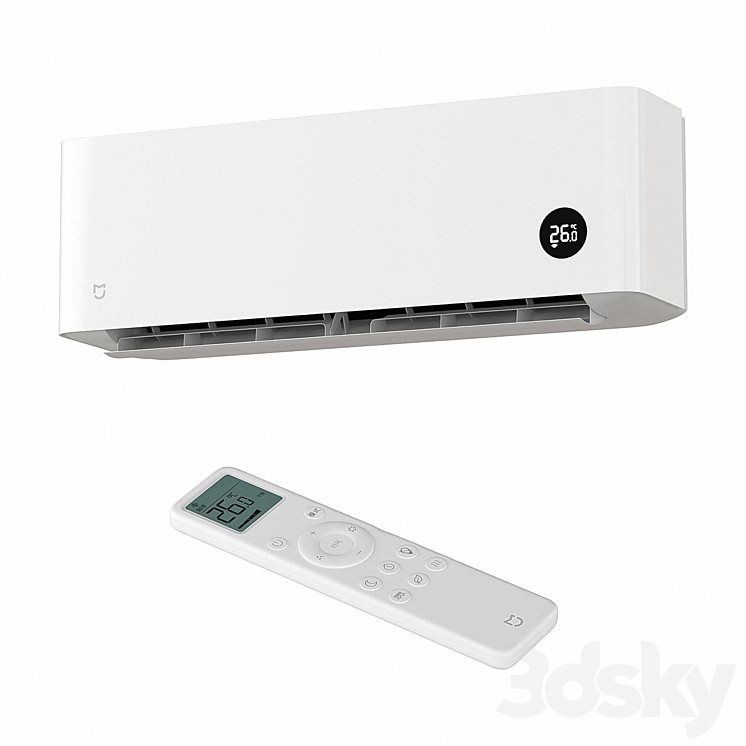 Xiaomi air conditioner 3D Model