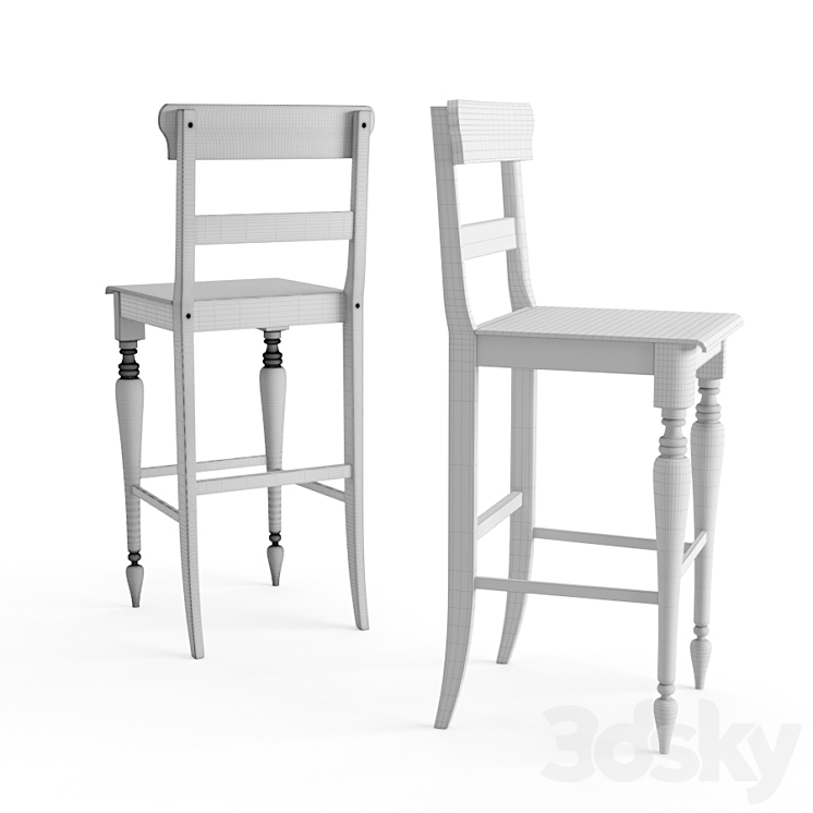 Bar Stool Chair 3D model