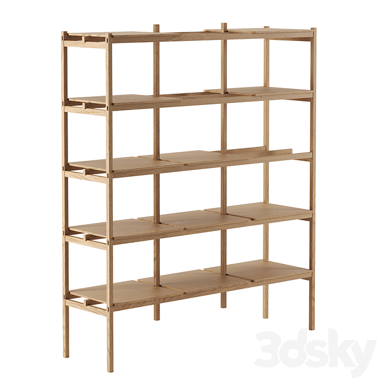 N – SS01 shelving system by KARIMOKU CASE STUDY 3DS Max - thumbnail 1