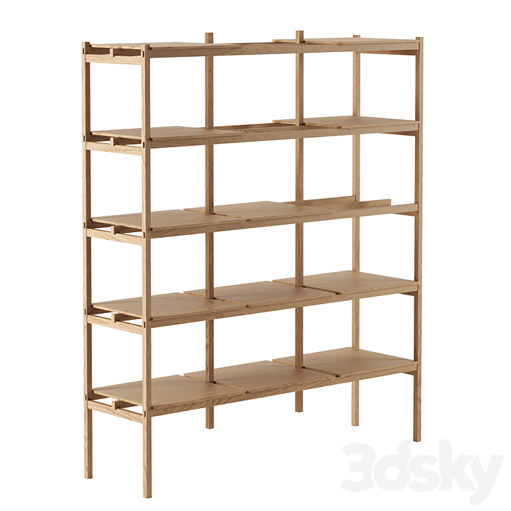 N – SS01 shelving system by KARIMOKU CASE STUDY
