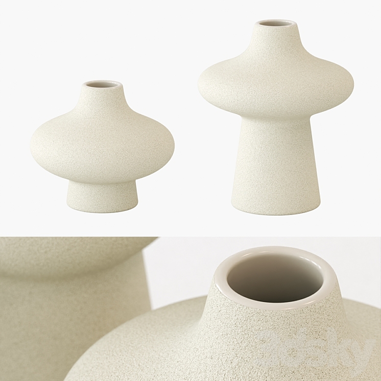 Set of vases H&M 3D Model