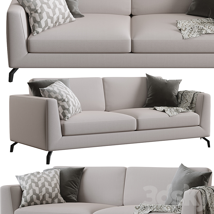Calligaris | Carre sofa 3D Model