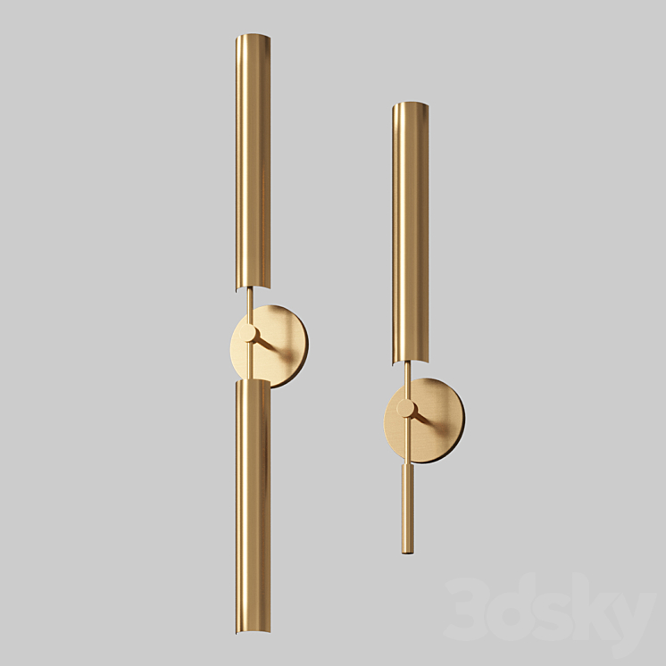 Lightology ASTRID WALL SCONCE By Alora - Wall light - 3D model