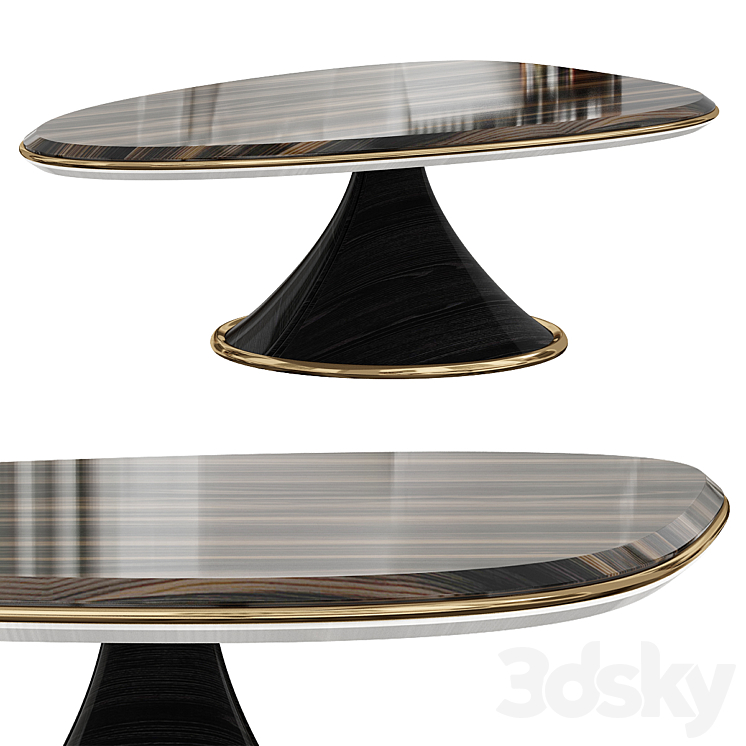 Coffee Table Foshan QL Furniture Company Limited Table 3D model