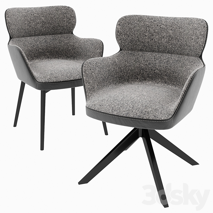 Diva chairs 3D Model