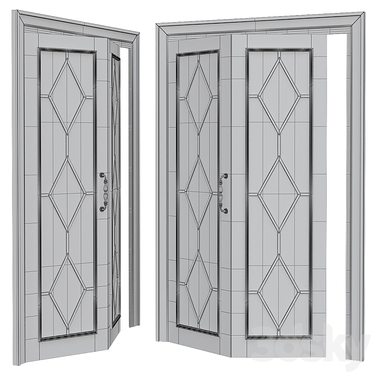 Door for interior №11 3D Model