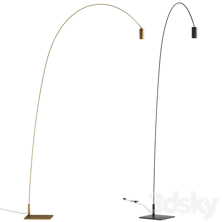 Fox floor lamp by Nemo 3D Model Free