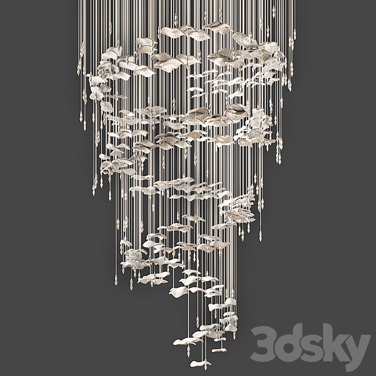 ceiling light 108 3D Model Free