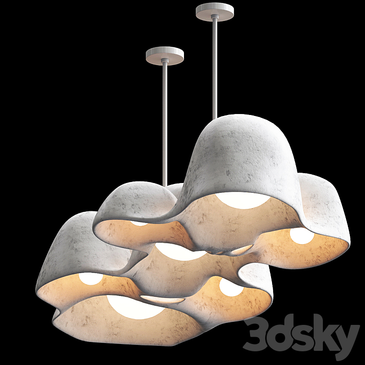Sculptural Light Fixture 3DS Max - thumbnail 2