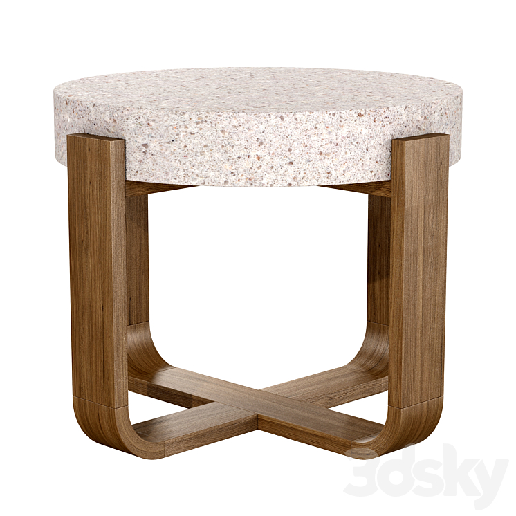 Bodhi Side Table 3DS Max Model - thumbnail 1