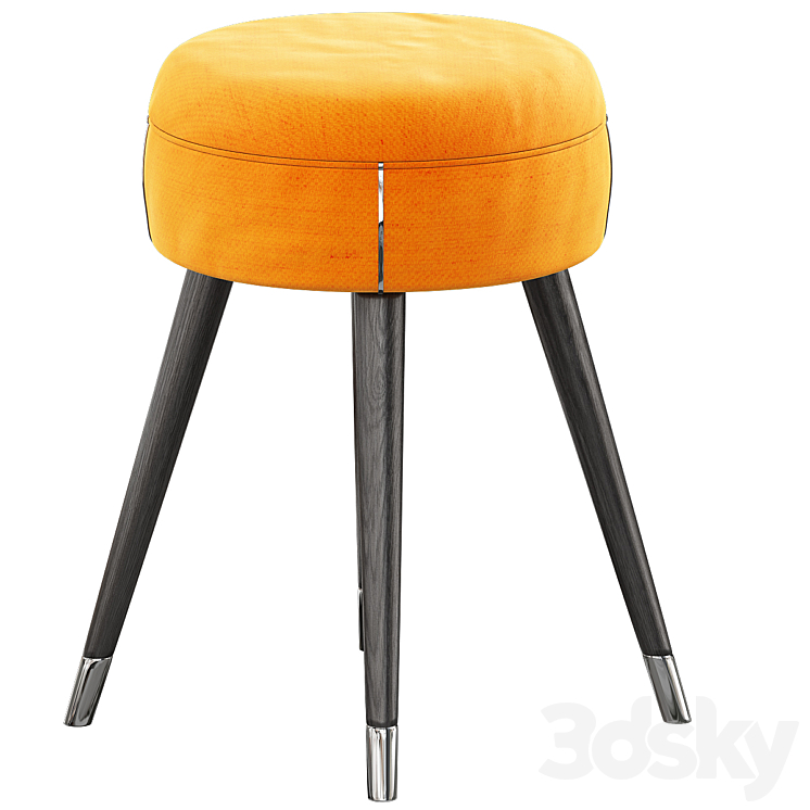 Bar chair PAUL STOOL 3DS Max Model - thumbnail 1