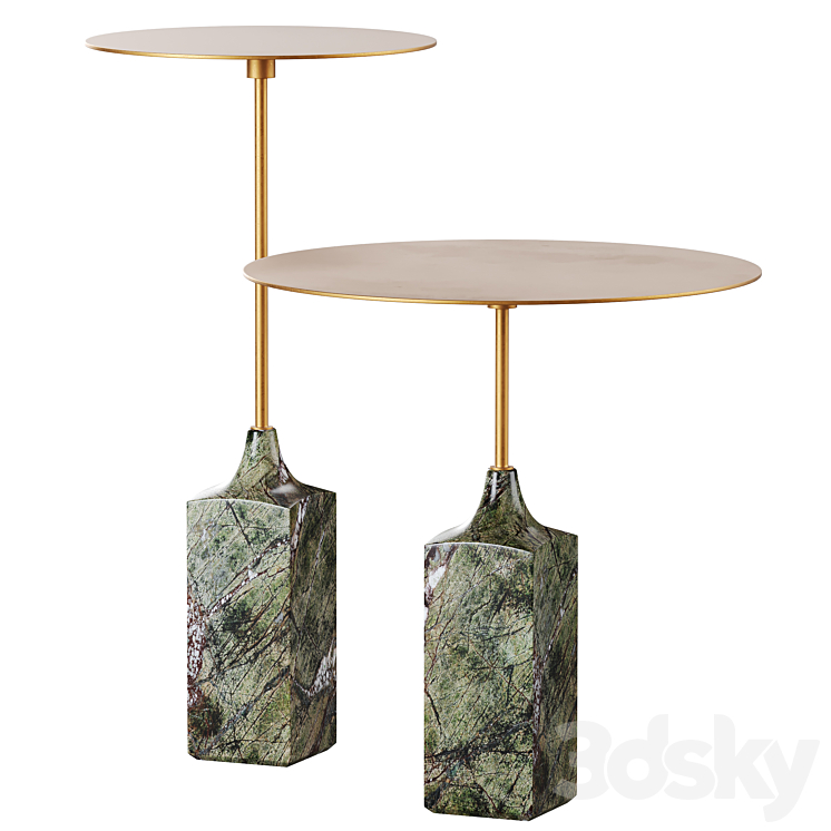 Ballam Side Tables by CB2 3DS Max Model - thumbnail 1