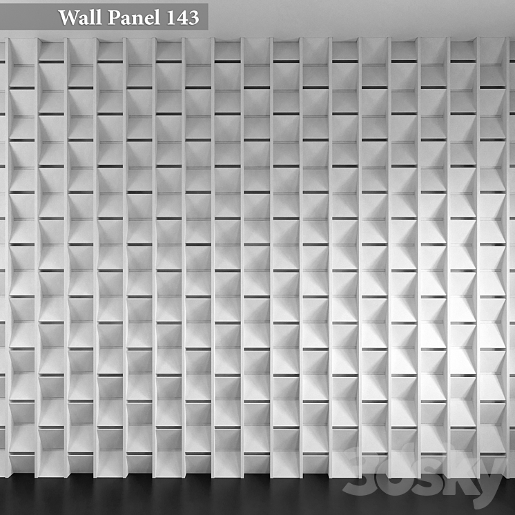 Wall Panel Set 143(model:3497709__Vray,Corona)