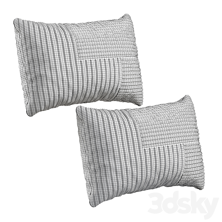 Decorative Pillow # 41 3DS Max Model - thumbnail 2