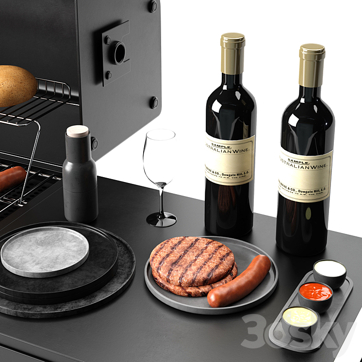 Barbecue 22 3D Model